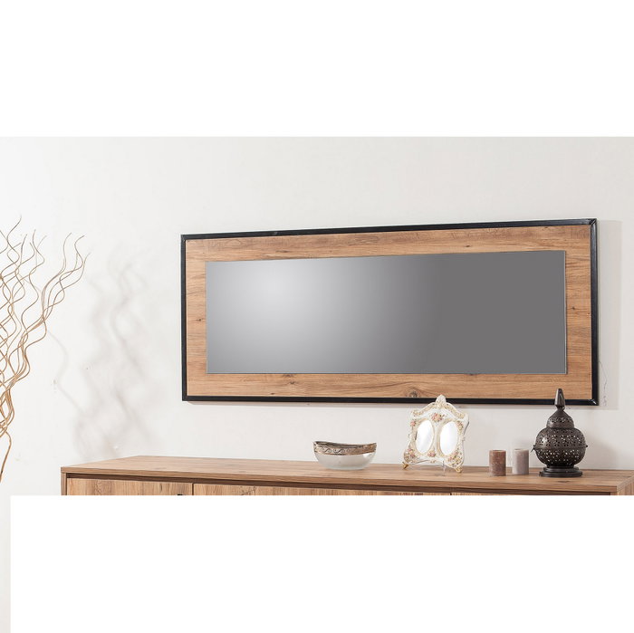 Hanah Home Quantum İdea 150 Espejo Decorativo Pino Atlántico y Negro Hanah Home Quantum İdea 150 Espejo Decorativo Pino Atlántico y Negro